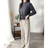 ルーズフィットラウンドネックニットプルオーバー レディース 長袖 | Amulet | 詳細画像21 