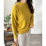 ルーズフィットラウンドネックニットプルオーバー レディース 長袖 | Amulet | 詳細画像25 