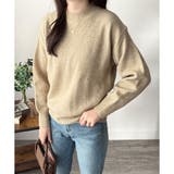 ルーズフィットラウンドネックニットプルオーバー レディース 長袖 | Amulet | 詳細画像6 