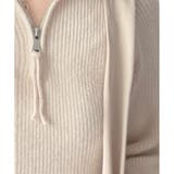 ハーフジップハイネックリブニットセーター レディース 秋冬 | Amulet | 詳細画像26 