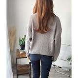 ざっくり編みVネックボタンニットカーディガン レディース 秋冬 | Amulet | 詳細画像16 