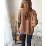 ざっくり編みVネックボタンニットカーディガン レディース 秋冬 | Amulet | 詳細画像20 