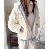 リバーシブルフード付きボアブルゾン レディース 秋冬 | Amulet | 詳細画像19 