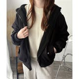 リバーシブルフード付きボアブルゾン レディース 秋冬 | Amulet | 詳細画像9 