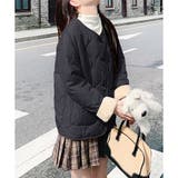 キルティングノーカラーボアアウター レディース 秋冬 | Amulet | 詳細画像13 