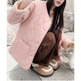 キルティングノーカラーボアアウター レディース 秋冬 | Amulet | 詳細画像16 