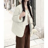 キルティングノーカラーボアアウター レディース 秋冬 | Amulet | 詳細画像26 