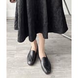 スクエアトゥフラットシューズ レディース 楽ちん | Amulet | 詳細画像11 