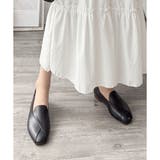 スクエアトゥフラットシューズ レディース 楽ちん | Amulet | 詳細画像12 