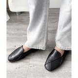 スクエアトゥフラットシューズ レディース 楽ちん | Amulet | 詳細画像13 