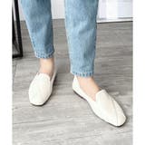 スクエアトゥフラットシューズ レディース 楽ちん | Amulet | 詳細画像2 