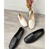 スクエアトゥフラットシューズ レディース 楽ちん | Amulet | 詳細画像24 