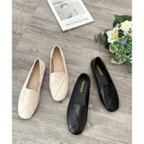 スクエアトゥフラットシューズ レディース 楽ちん | Amulet | 詳細画像4 