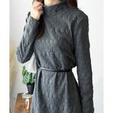 長袖チュニックワンピース ゆったり 体型カバー | Amulet | 詳細画像13 