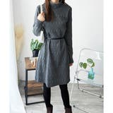 長袖チュニックワンピース ゆったり 体型カバー | Amulet | 詳細画像14 