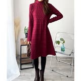 長袖チュニックワンピース ゆったり 体型カバー | Amulet | 詳細画像15 