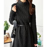 長袖チュニックワンピース ゆったり 体型カバー | Amulet | 詳細画像2 