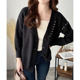 ルーズフィットニットカーディガン レディース 秋冬 | Amulet | 詳細画像20 