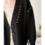 ルーズフィットニットカーディガン レディース 秋冬 | Amulet | 詳細画像24 