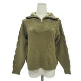 ケーブル編み風ハイネックニットプルオーバー レディース 秋冬 | Amulet | 詳細画像23 