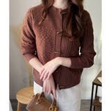 トグルボタンナチュラルカーディガン レディース ゆるシルエット | Amulet | 詳細画像19