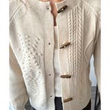 トグルボタンナチュラルカーディガン レディース ゆるシルエット | Amulet | 詳細画像23