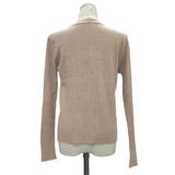 Vネックデザインボタンリブニット レディース 長袖 | Amulet | 詳細画像33