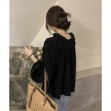 フリルネックボリュームスリーブブラウス レディース 長袖 | Amulet | 詳細画像13 