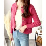 クルーネックニットカーディガン レディース 長袖 | Amulet | 詳細画像25