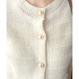 クルーネックニットカーディガン レディース 長袖 | Amulet | 詳細画像29