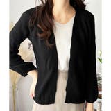 コンパクトニットカーディガン レディース ショート丈 | Amulet | 詳細画像12 