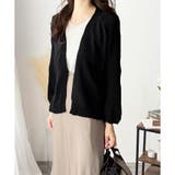 コンパクトニットカーディガン レディース ショート丈 | Amulet | 詳細画像14 