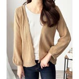 コンパクトニットカーディガン レディース ショート丈 | Amulet | 詳細画像8 