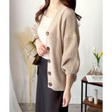 ざっくり編みオーバーサイズカーディガン レディース 秋冬 | Amulet | 詳細画像11 