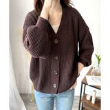 ざっくり編みオーバーサイズカーディガン レディース 秋冬 | Amulet | 詳細画像21 