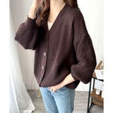 ざっくり編みオーバーサイズカーディガン レディース 秋冬 | Amulet | 詳細画像22 