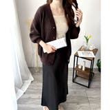 ざっくり編みオーバーサイズカーディガン レディース 秋冬 | Amulet | 詳細画像25 