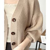 ざっくり編みオーバーサイズカーディガン レディース 秋冬 | Amulet | 詳細画像28 