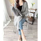 ケーブル風ざっくりロングカーディガン 秋冬 ゆったり | Amulet | 詳細画像22