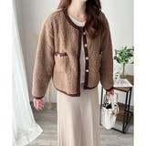 ノーカラーボアジャケット レディース 秋冬 | Amulet | 詳細画像10