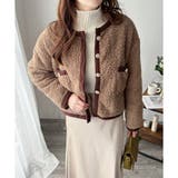 ノーカラーボアジャケット レディース 秋冬 | Amulet | 詳細画像13