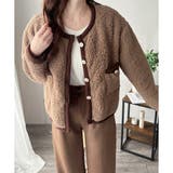 ノーカラーボアジャケット レディース 秋冬 | Amulet | 詳細画像17