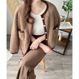 ノーカラーボアジャケット レディース 秋冬 | Amulet | 詳細画像19