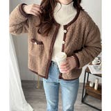 ノーカラーボアジャケット レディース 秋冬 | Amulet | 詳細画像3