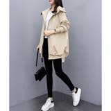 フード付きカジュアルジャケット 春秋 ゆったり | Amulet | 詳細画像14