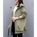 フード付きカジュアルジャケット 春秋 ゆったり | Amulet | 詳細画像15