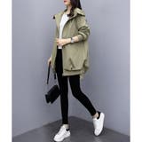 フード付きカジュアルジャケット 春秋 ゆったり | Amulet | 詳細画像16