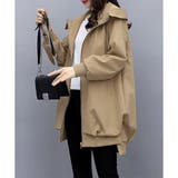 フード付きカジュアルジャケット 春秋 ゆったり | Amulet | 詳細画像18