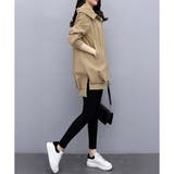 フード付きカジュアルジャケット 春秋 ゆったり | Amulet | 詳細画像21