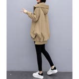 フード付きカジュアルジャケット 春秋 ゆったり | Amulet | 詳細画像22